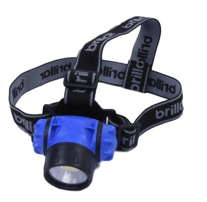 3 Mode Headlamp w COB LED Head Torch Adjustable Headband Wide Beam Light Camping Running - Image 2