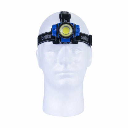 3 Mode Headlamp w COB LED Head Torch Adjustable Headband Wide Beam Light Camping Running - Image 5
