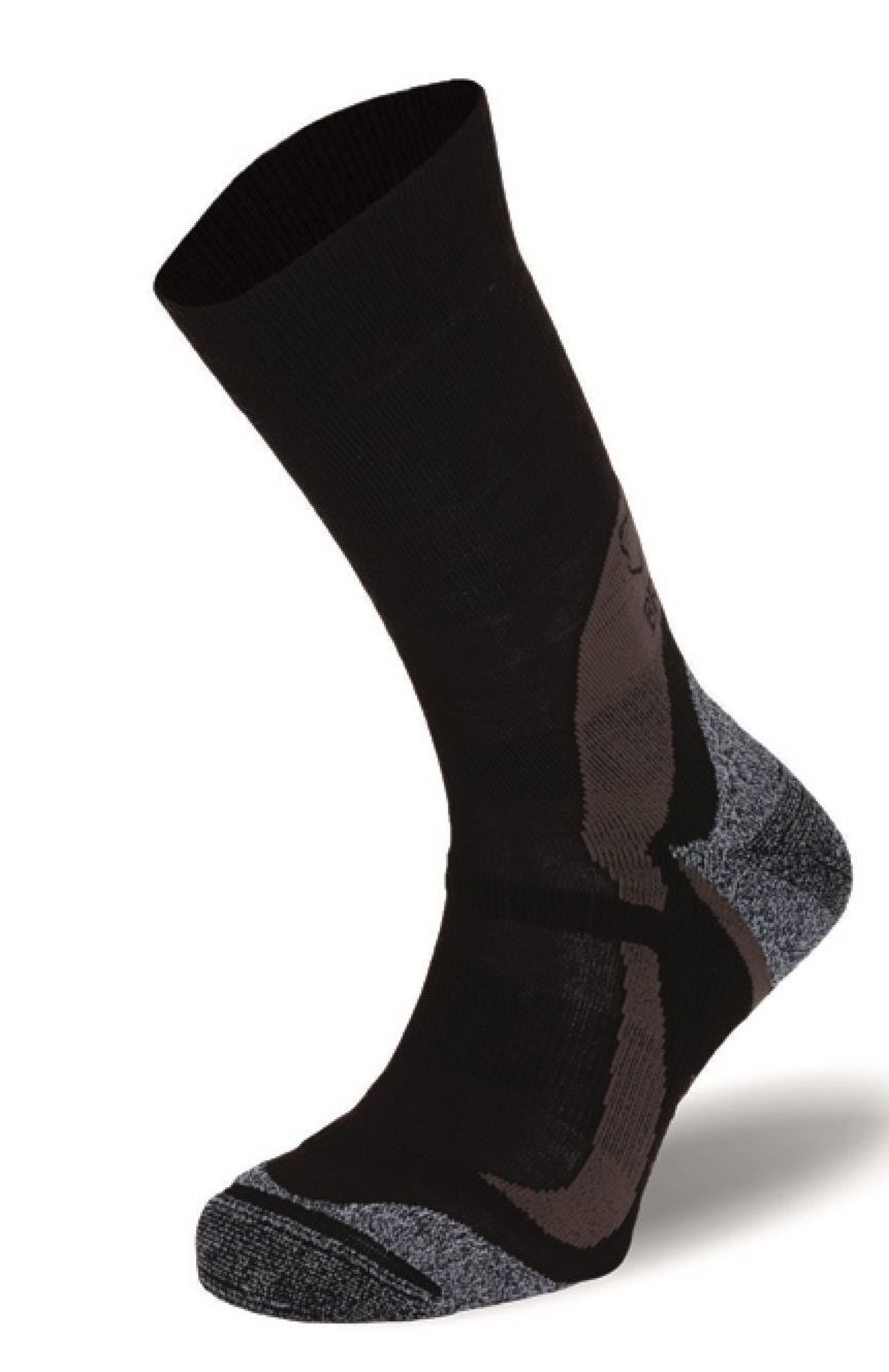 BRBL Kodiak Wool Ski Socks Hiking Trail Run Camping Snow Trekking - Brown - XL - Image 2