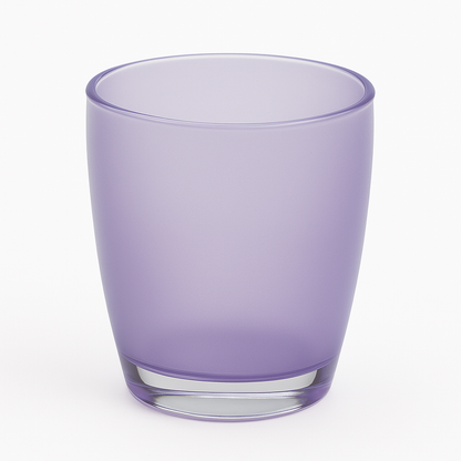 Bathroom Toothbrush Holder Caddy Storage Organizer Oval Tumbler Cup in Purple - Image 2