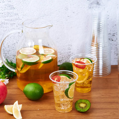 1200x 10oz (300ml) Premium Plastic Clear Cups Extra Strong PET BPA Free - Image 4