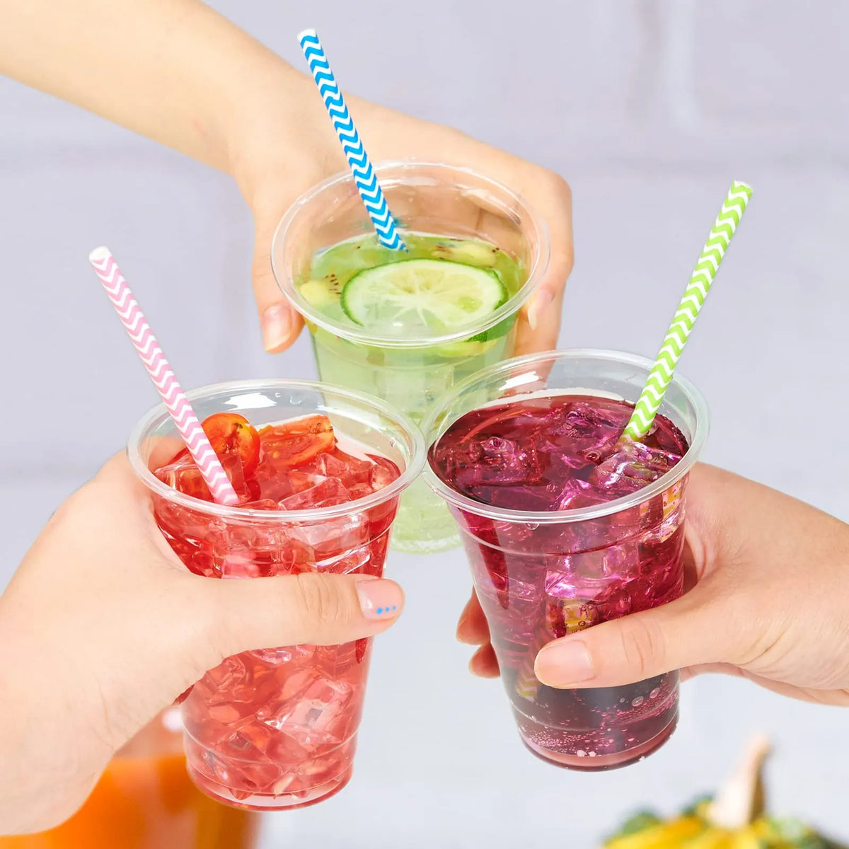 1200x 10oz (300ml) Premium Plastic Clear Cups Extra Strong PET BPA Free - Image 5