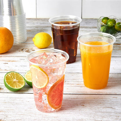540x 16oz (480ml) Premium Plastic Clear Cups Extra Strong PET BPA Free - Image 8