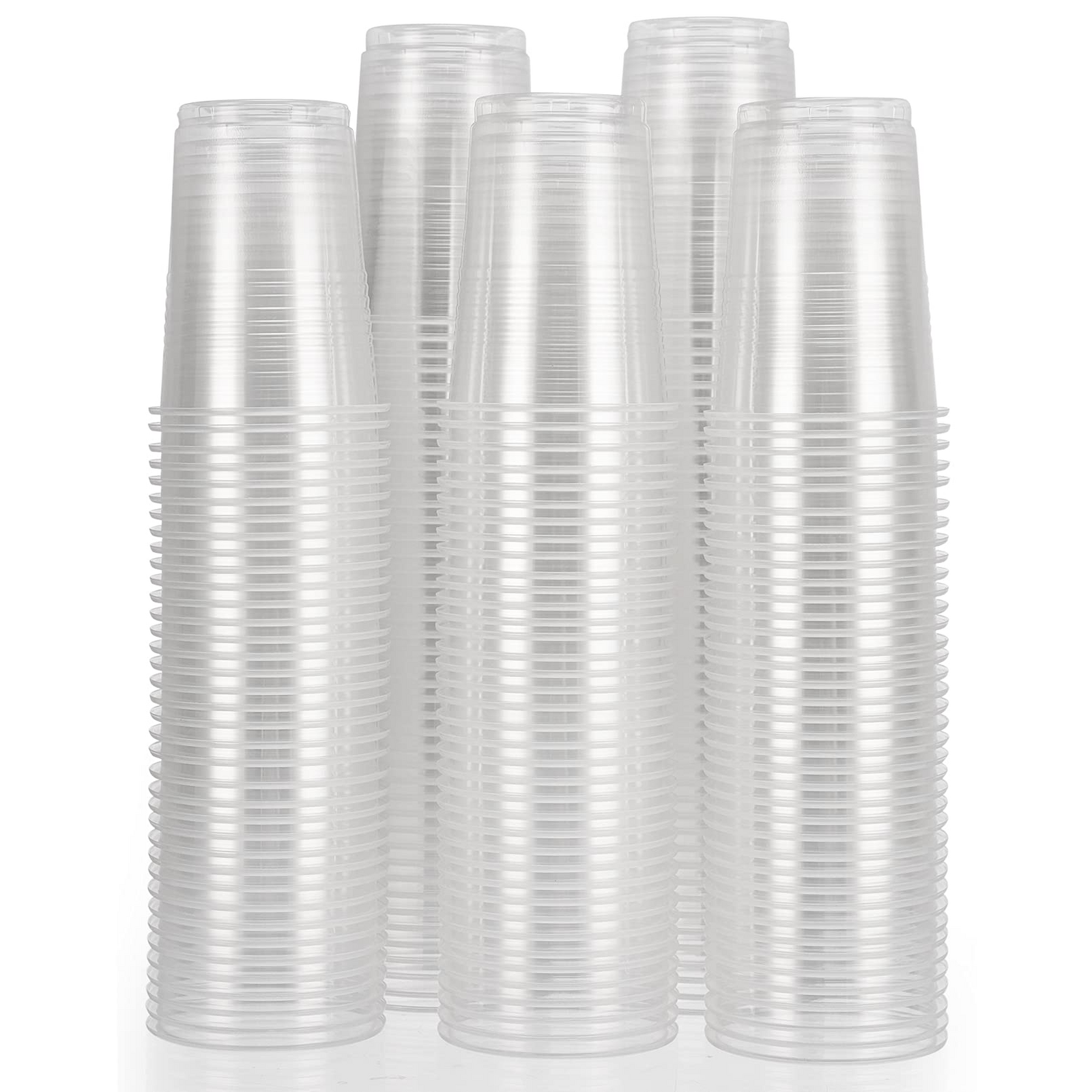 2400x 6oz (180ml) Premium Plastic Clear Cups Extra Strong PET BPA Free - Image 2