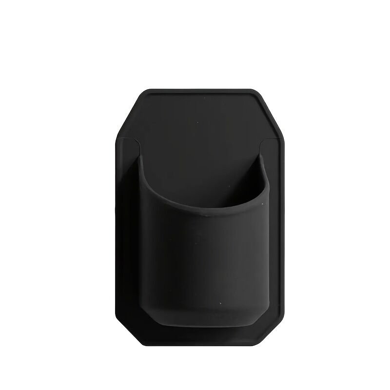 Silicone Shower Beer Holder Wall Mounted Beverage Can Rack Self Adhesive in Black - Image 3