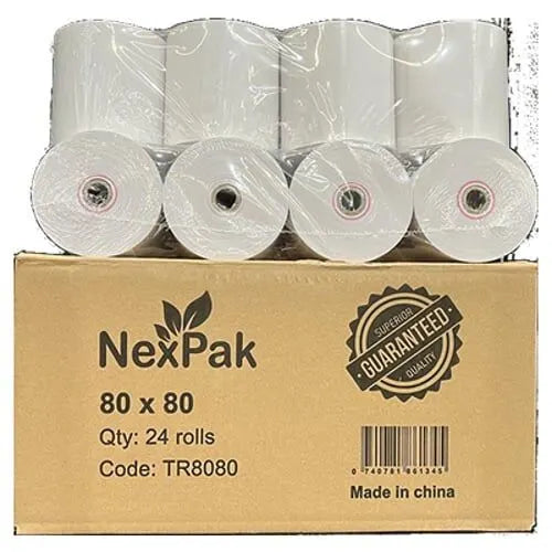 24x Thermal Paper Receipt Rolls 80x80mm for Cash Register - Image 2