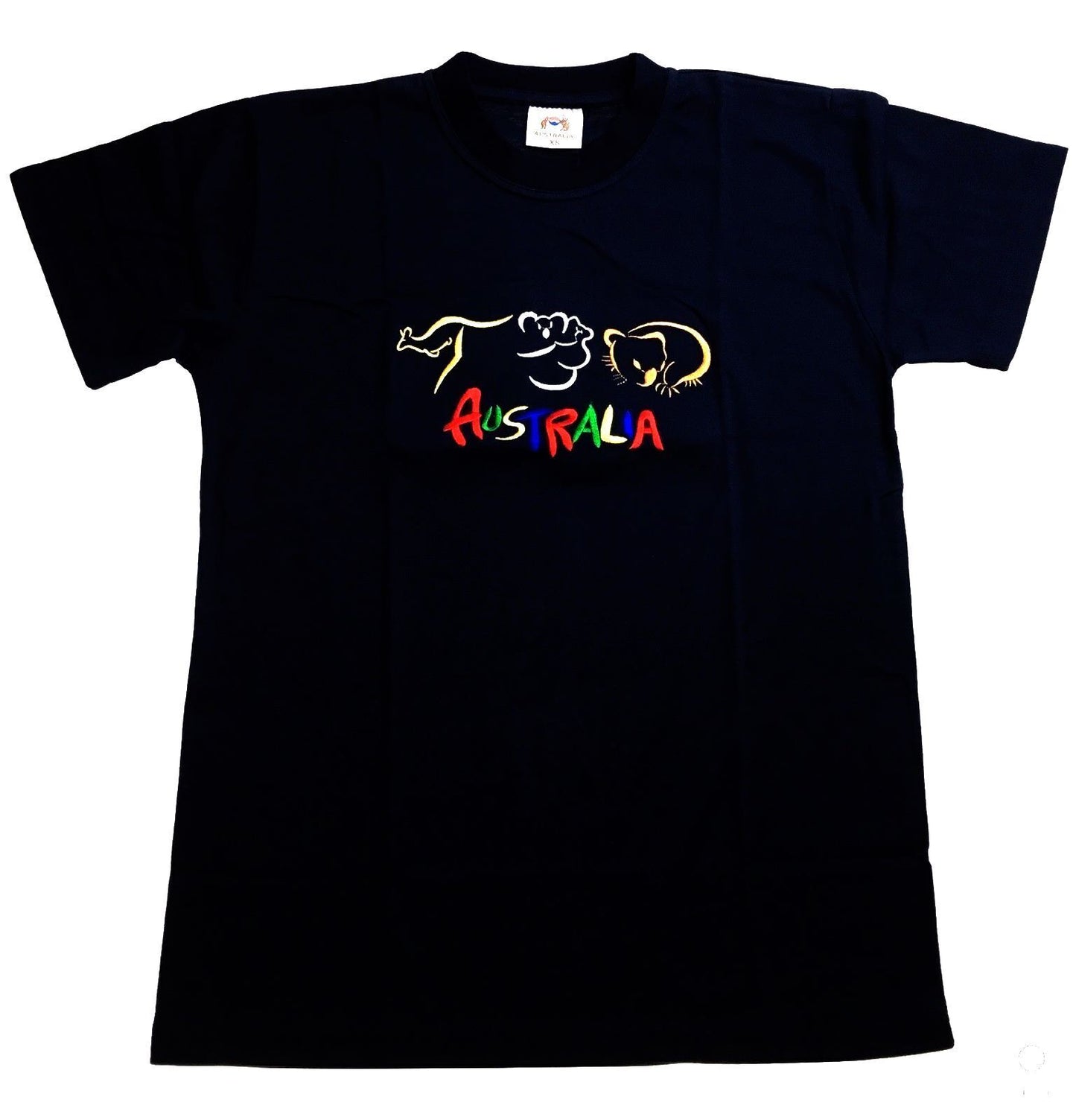 Adult Australia T Shirt Kangaroo Koala 100% Cotton Souvenir Tee Top - Black - XL - Image 2