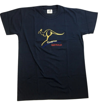 Adult Australian Kangaroo T Shirt Australia Day 100% Cotton Souvenir Tee Top - Navy - XXL - Image 6