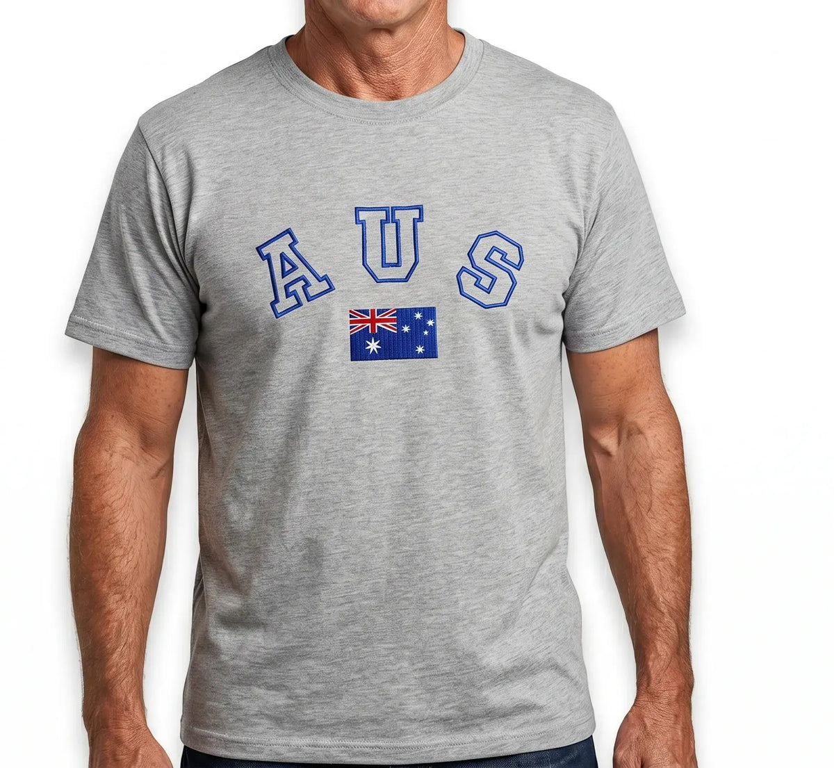 Mens Australia T Shirt Australia Day Cotton Blend Souvenir - Grey - Image 2