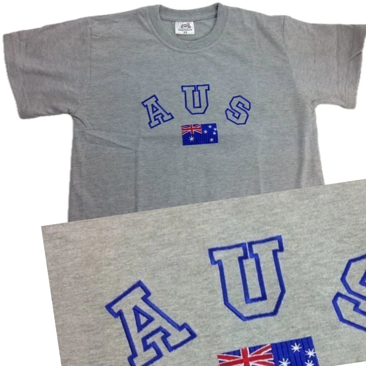 Mens Australia T Shirt Australia Day Cotton Blend Souvenir - Grey - Image 5