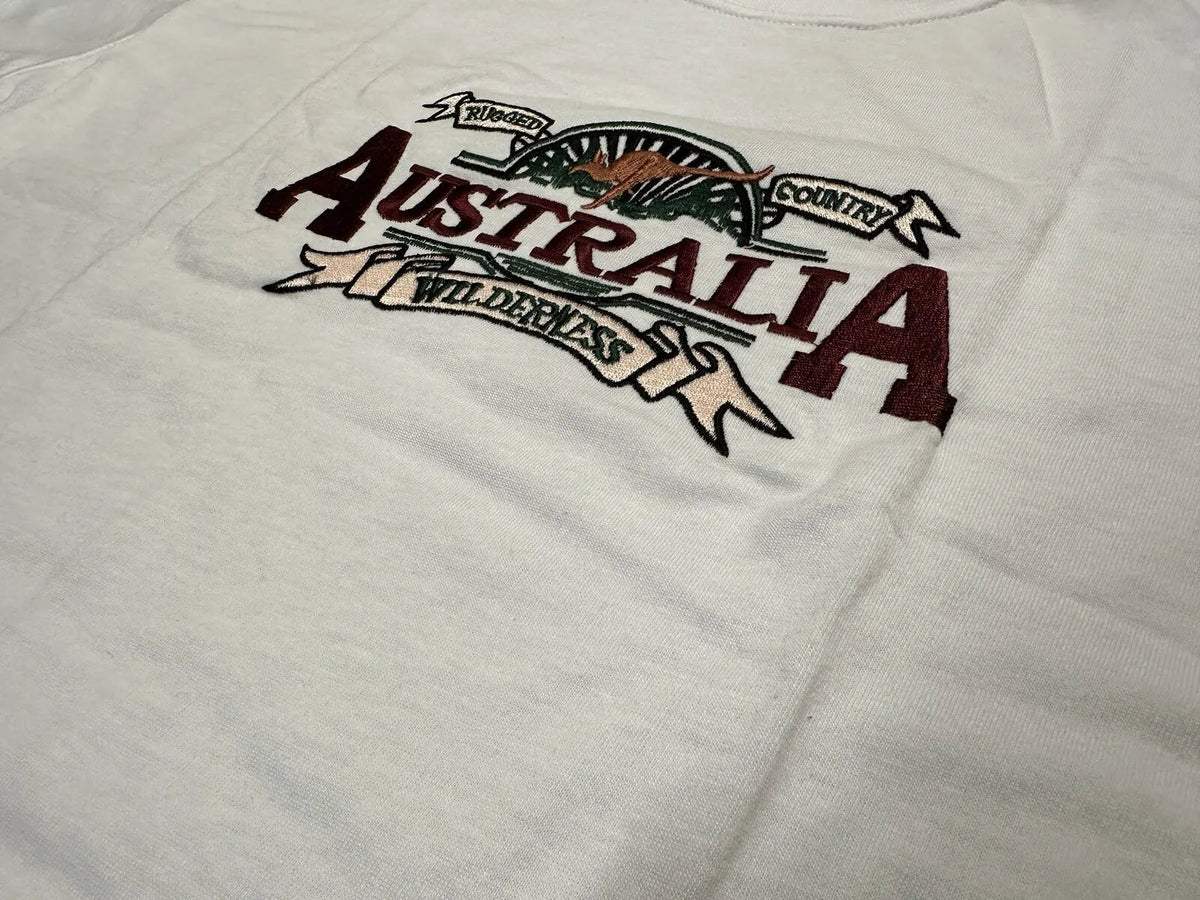 Mens Australia Wilderness T Shirt Souvenir Tee Top 100% Cotton - White - Image 4