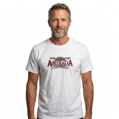 Mens Australia Wilderness T Shirt Souvenir Tee Top 100% Cotton - White - Image 5