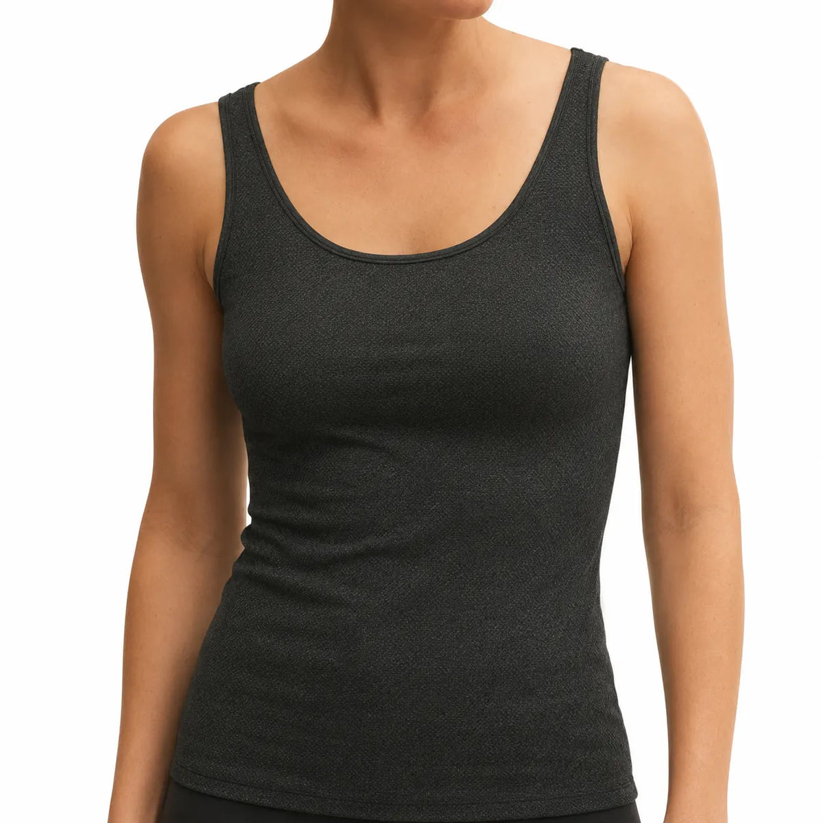 ExOfficio Womens Tank Top Cami Camisole Womens Sleeveless Travel Singlet - Black - Image 2