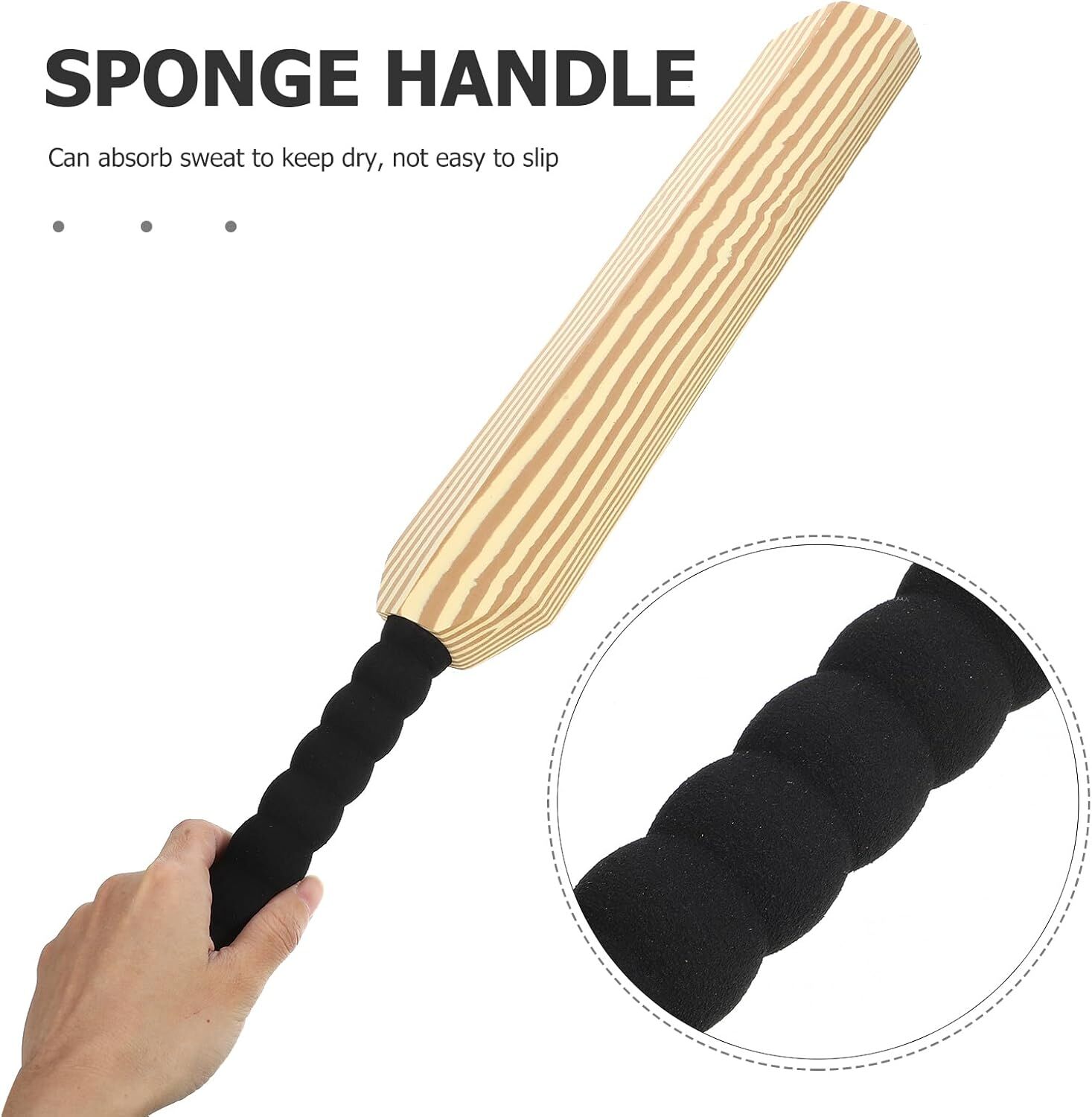 Kids Soft Foam Sturdy Cricket Bat & Ball Set 58cm Backyard Beach Sports Toy Kit - Image 7