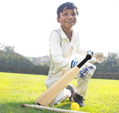 Kids Soft Foam Sturdy Cricket Bat & Ball Set 58cm Backyard Beach Sports Toy Kit - Image 9