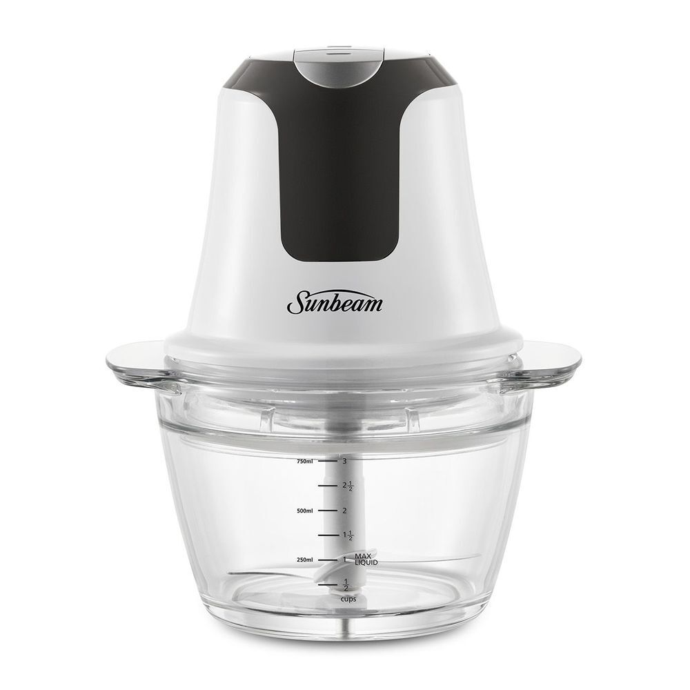 Sunbeam Mini Glass MultiChopper Food Processor - White - Image 2