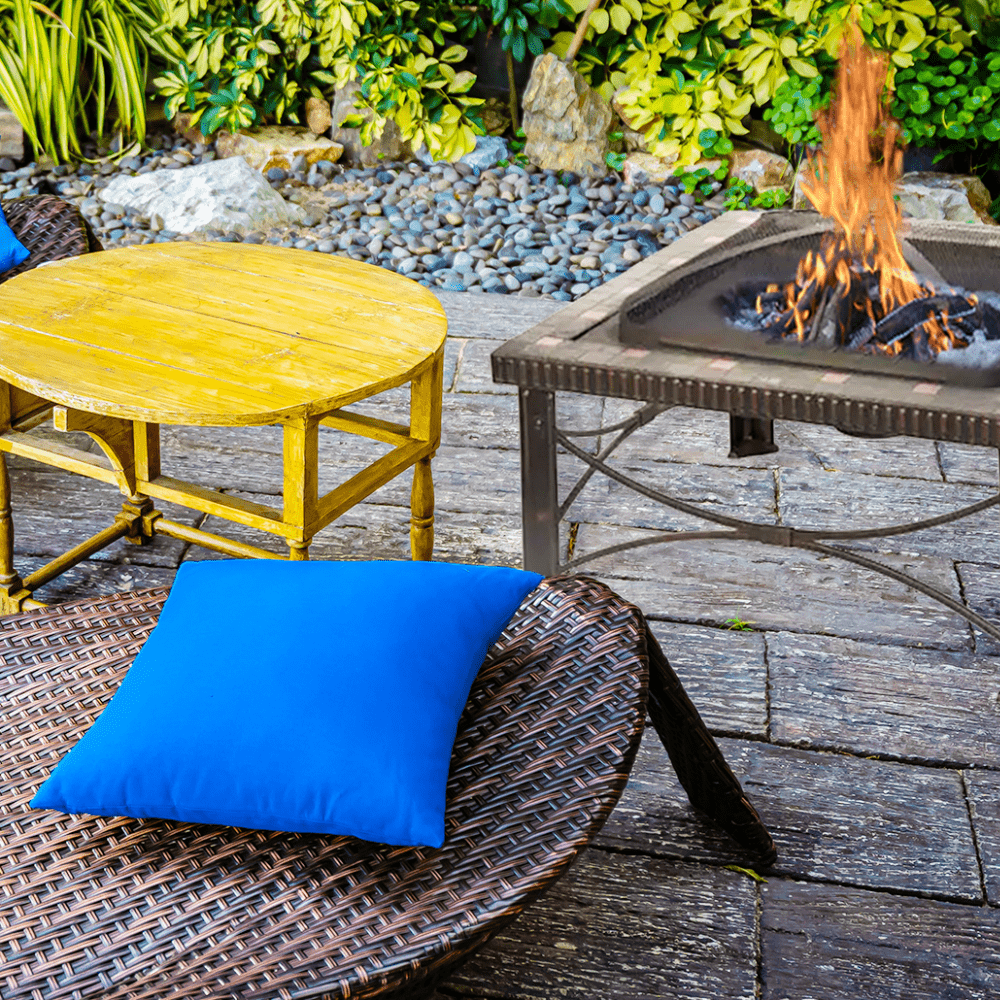 30" Square Slate Tile Fire Pit Outdoor Patio Heater Fireplace - Image 4