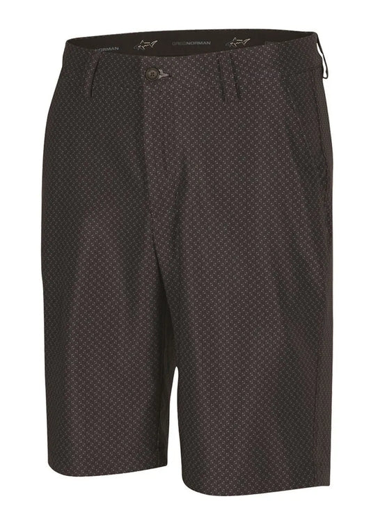 Greg Norman ML75 Microlux Hybrid Flag Shorts Golf Golfing - Black