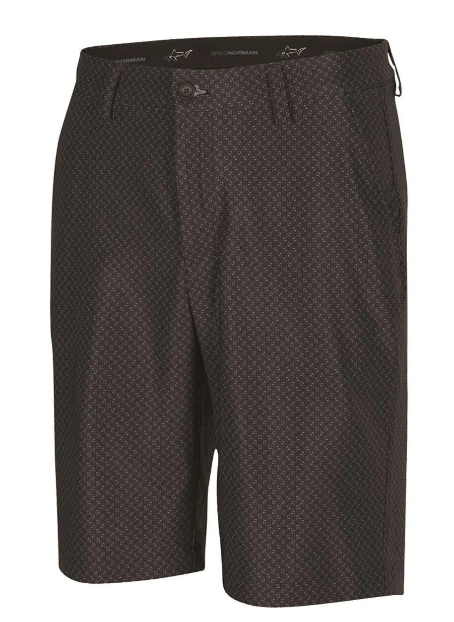 Greg Norman ML75 Microlux Hybrid Flag Shorts Golf Golfing - Black - Image 2