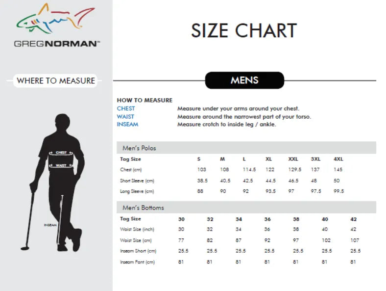 Greg Norman ML75 Microlux Hybrid Flag Shorts Golf Golfing - Black - Image 3