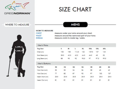 Greg Norman ML75 Microlux Hybrid Flag Shorts Golf Golfing - Black - Image 3
