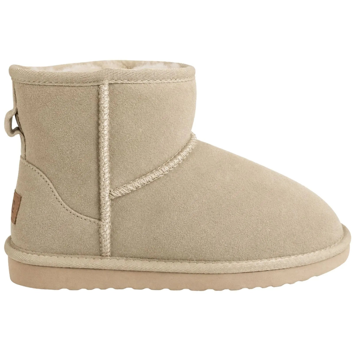 Jillaroo Womens UGG Boots Genuine Sheepskin Suede Leather Moccasins - Beige - 6 - Image 2