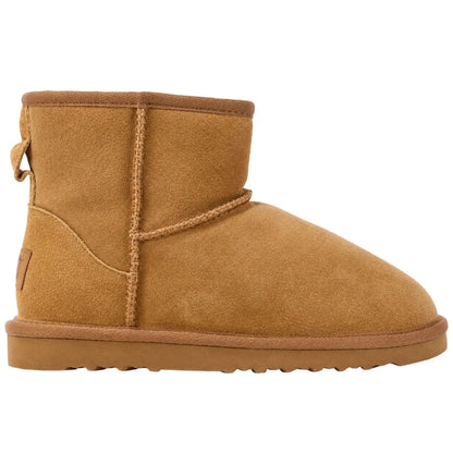 Jillaroo Womens UGG Boots Genuine Sheepskin Suede Leather Moccasins - Chestnut