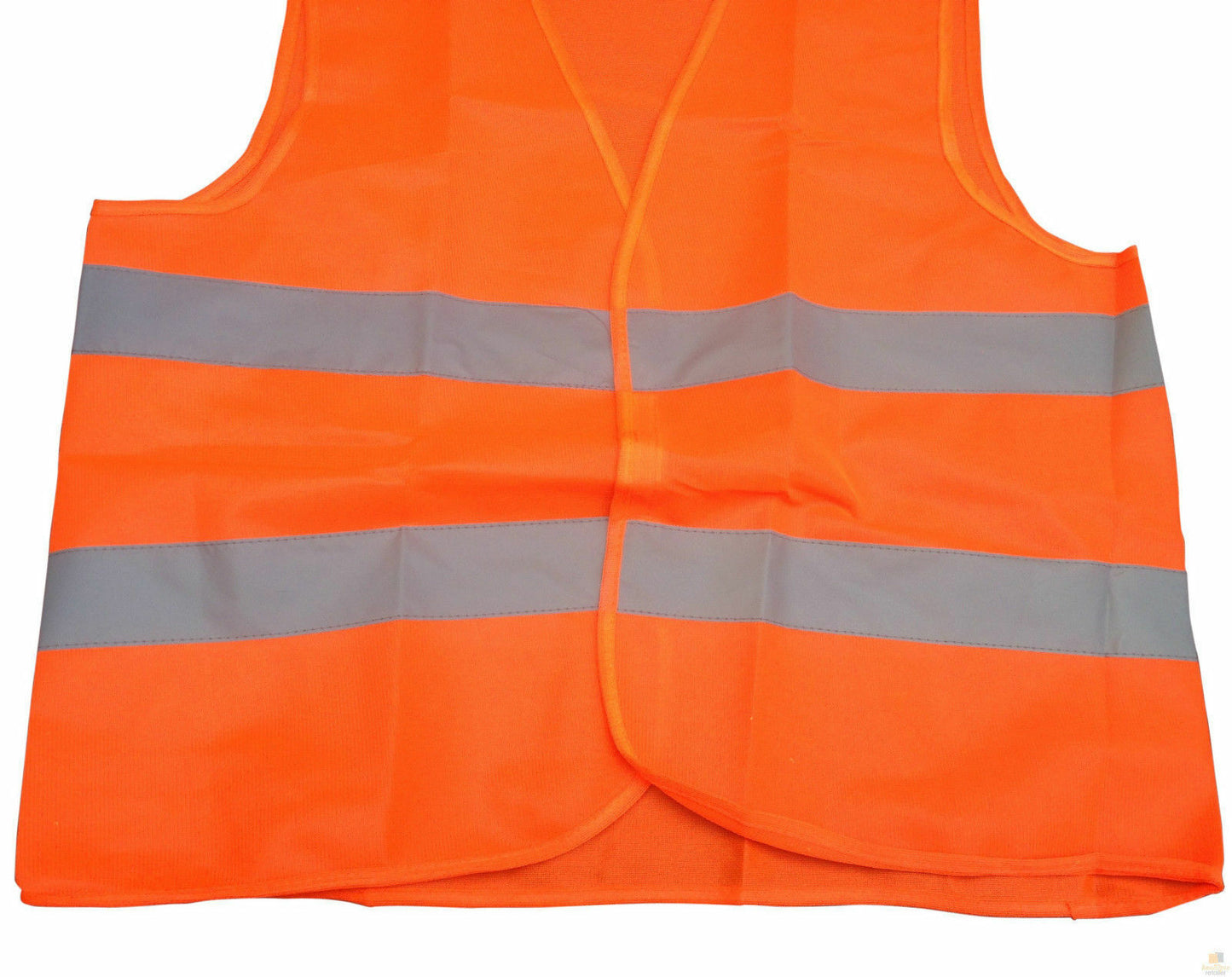 10x Hi Vis Safety VEST Reflective Tape Workwear Orange ONE SIZE Night & Day BULK - Image 6