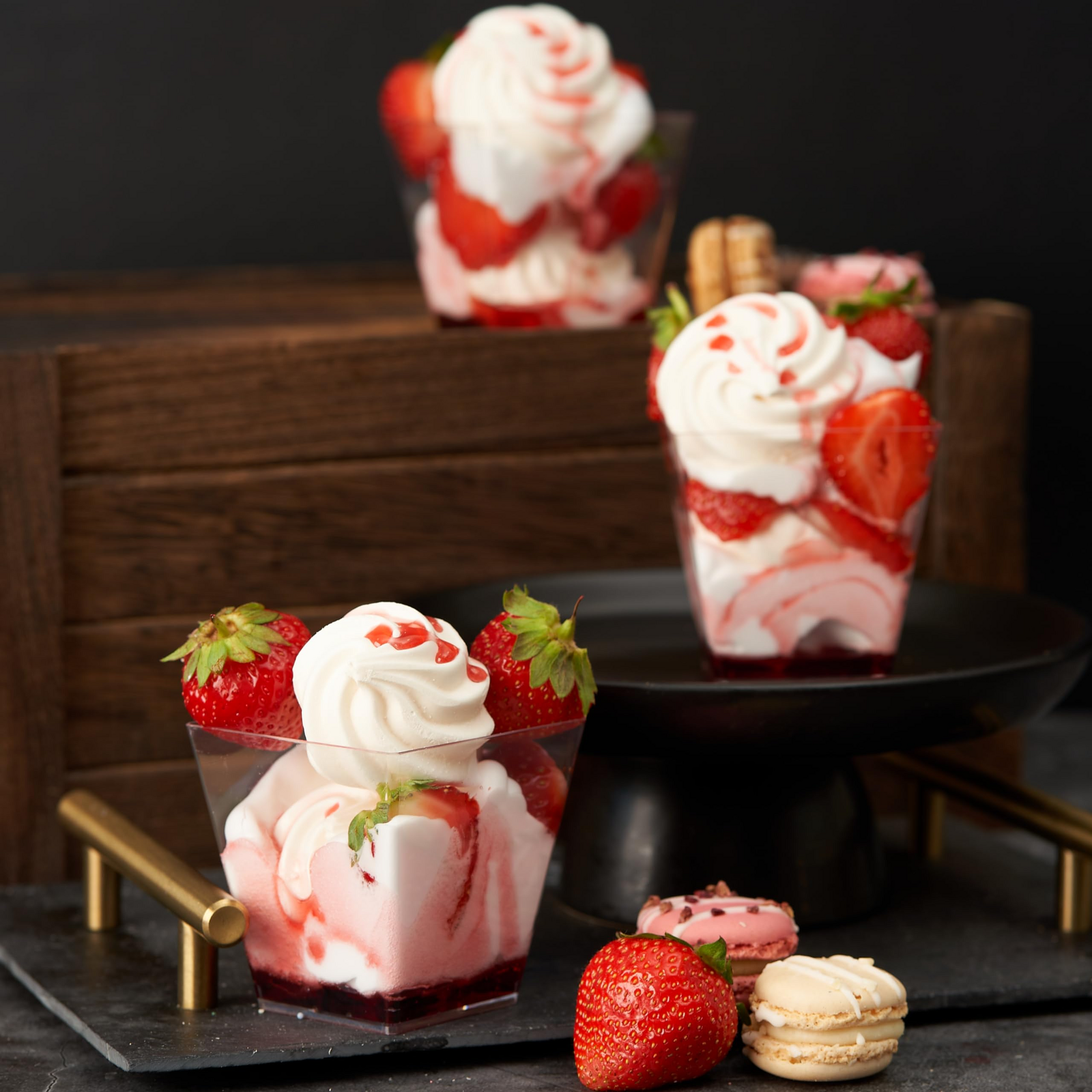 288x Premium Plastic Square Dessert Cups BPA Free Extra Strong Bulk - Image 3