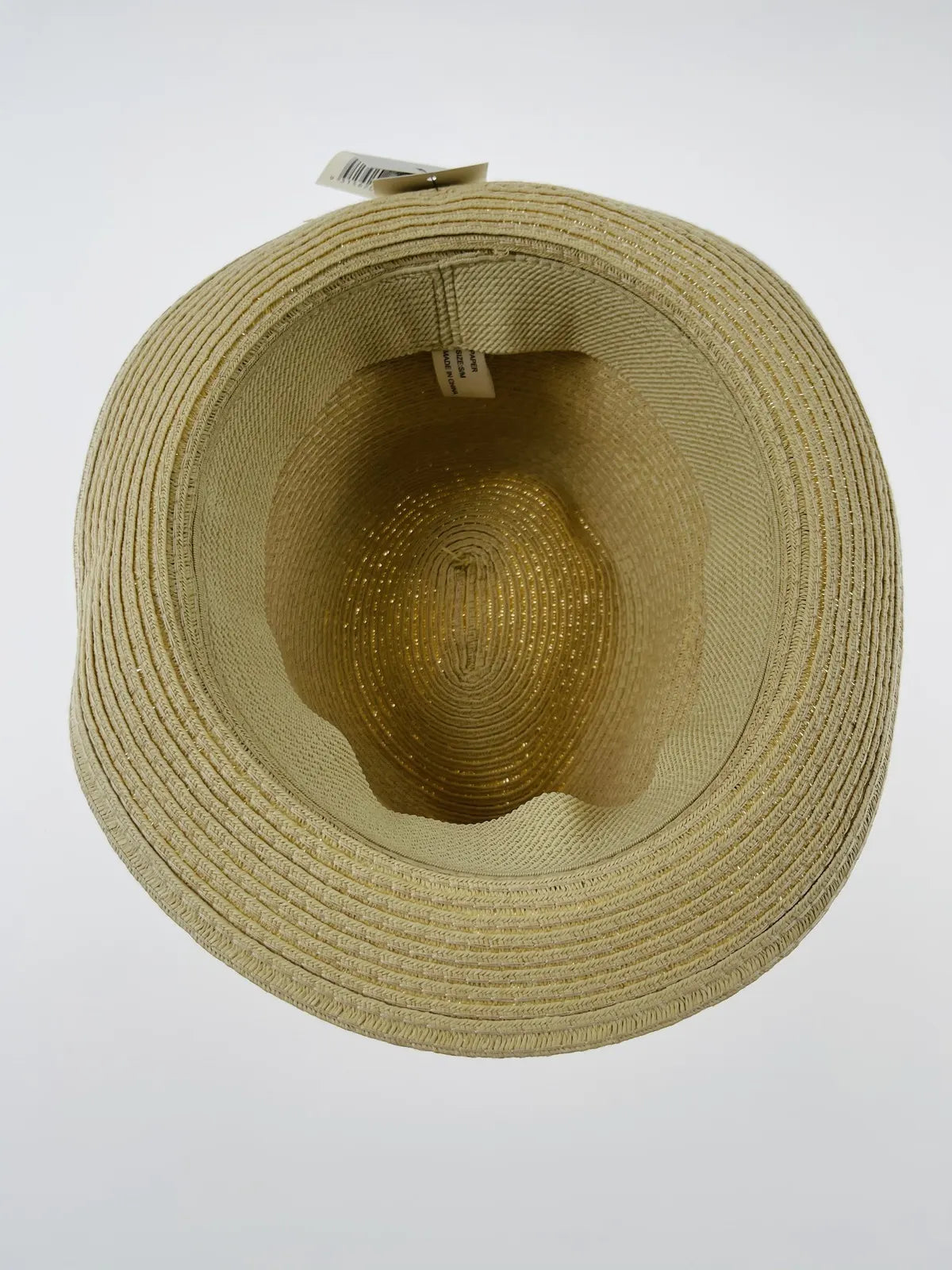 Dents Mens Straw Hat Toyo Trilby Fedora Summer Sun Stingy Brim  - Natural/Brown - Image 5