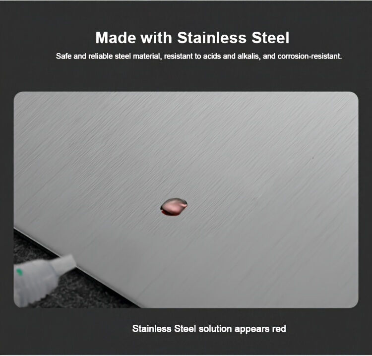 3x Stainless Titanium Steel Anti-Bacterial Mildew-Proof Cutting Chopping Boards - Image 7