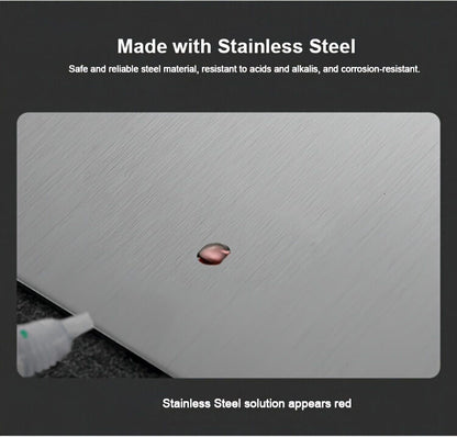 3x Stainless Titanium Steel Anti-Bacterial Mildew-Proof Cutting Chopping Boards - Image 7