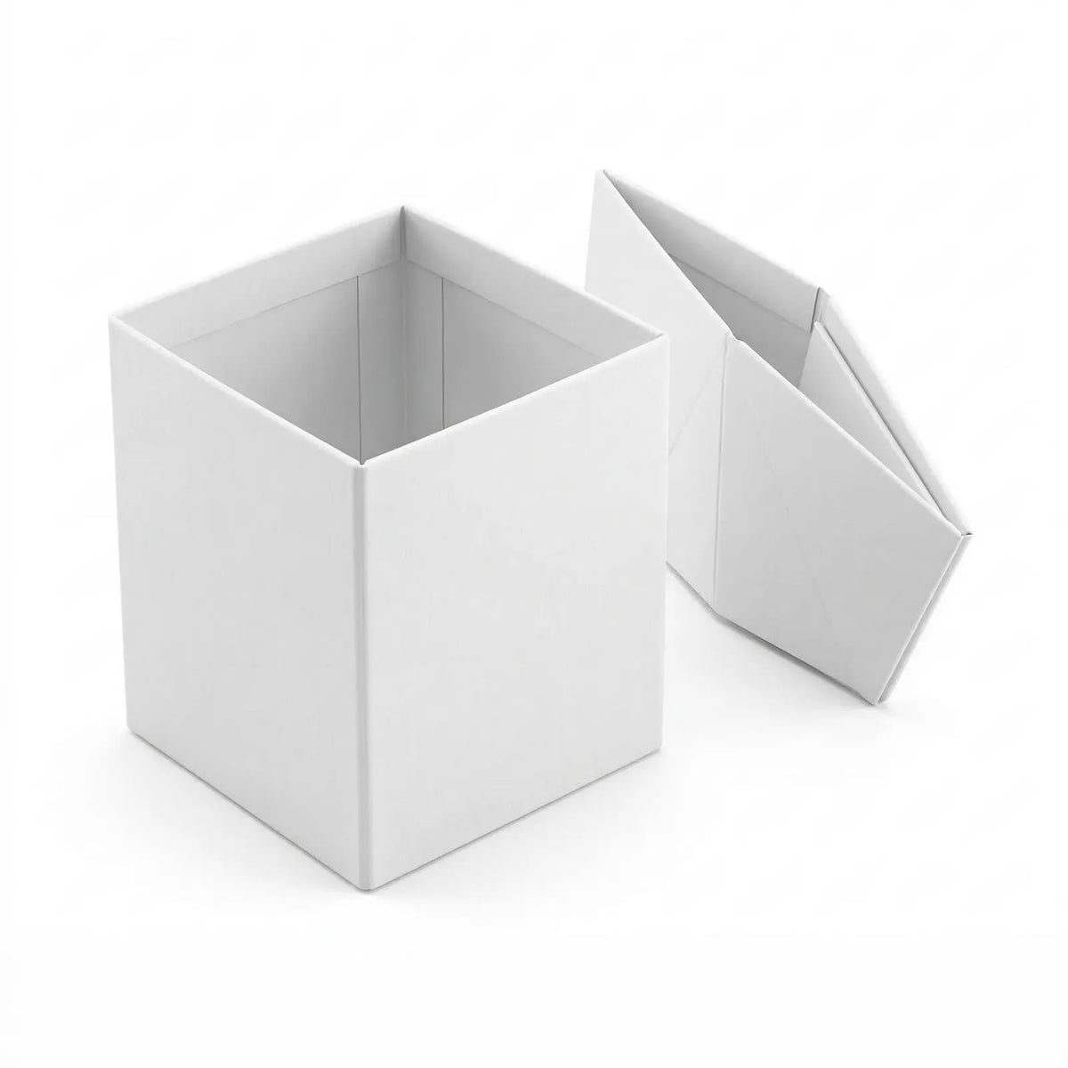 Foldable Pencil Cup for Home Office Desk Ruler Scissor Holder EAZI FOLD in White - Image 3