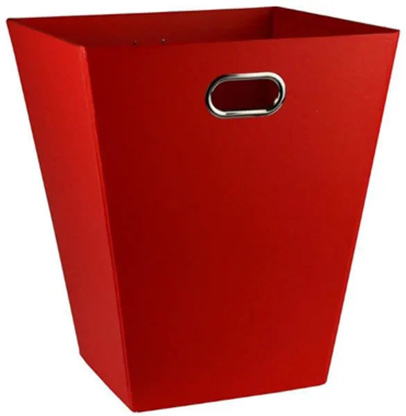 6x 12L EAZI FOLD Foldable Office Waste Rubbish Bin Collapsible Space Saving in Red - Image 4