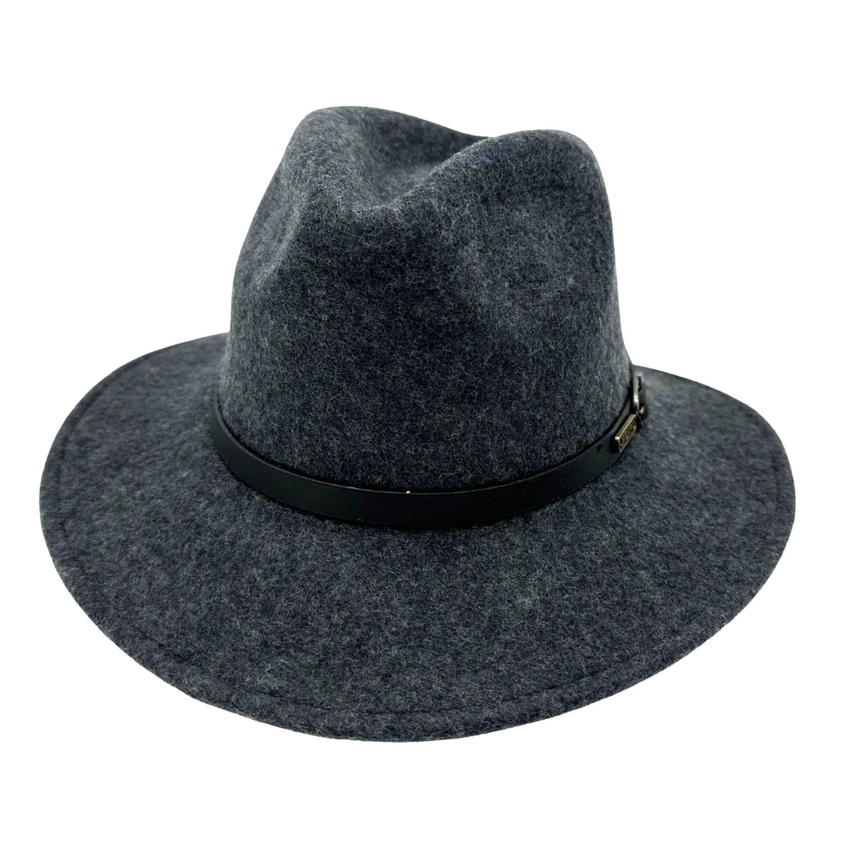 JACARU 1849 Australian 100% Wool Hat Fedora Trilby Crushable Travel - Dark Grey - Image 9