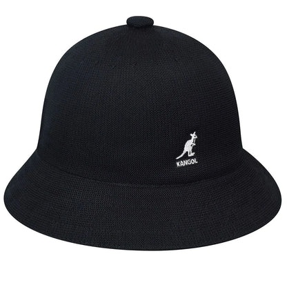 KANGOL Tropic Casual Bucket Hat K2094ST Summer Sun Brim Cap - Black - Image 2