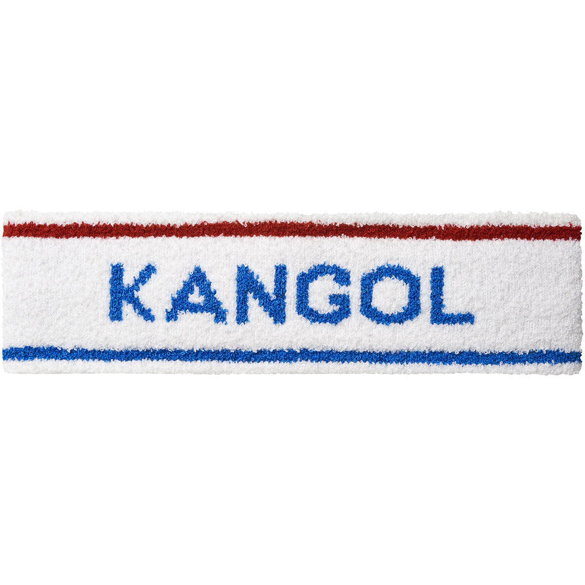 Kangol Bermuda Stripe Headband Stretch Sweatband - White/Ciano - One Size - Image 5