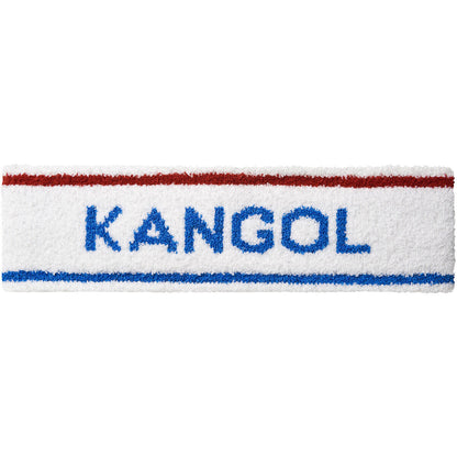 Kangol Bermuda Stripe Headband Stretch Sweatband - White/Ciano - One Size - Image 5