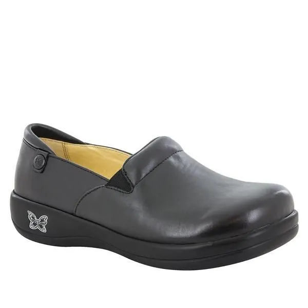 Alegria Keli Nursing Shoes Slip On Womens Work Hospitality - Black Nappa - Image 2