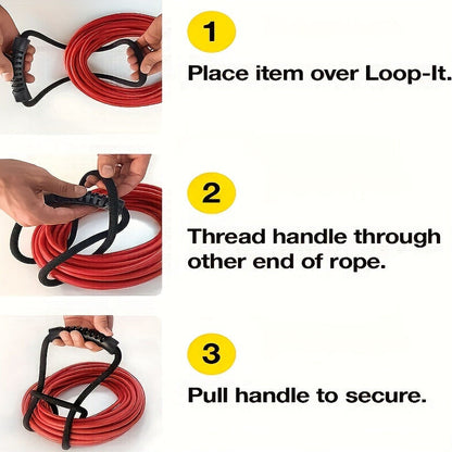 24-Inch Heavy-Duty Storage Strap with Handle – Cord, Hose & Cable Organiser - Image 6