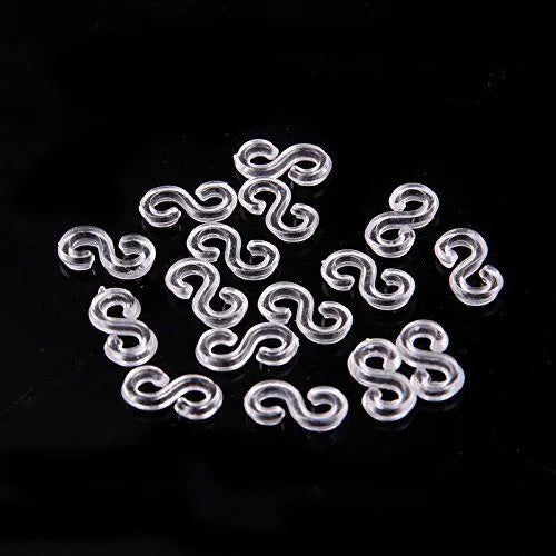 4800 LOOM BANDS Rubber Refill Kit DIY Magical Bracelet 192 S Clips 16 Hooks BULK - Plain Black - Plain Black - Image 4