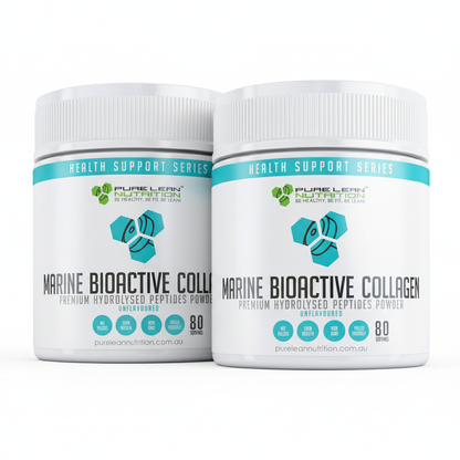 160 Servings Marine Collagen Bioactive Peptides Powder Beauty Glow for Skin Nails