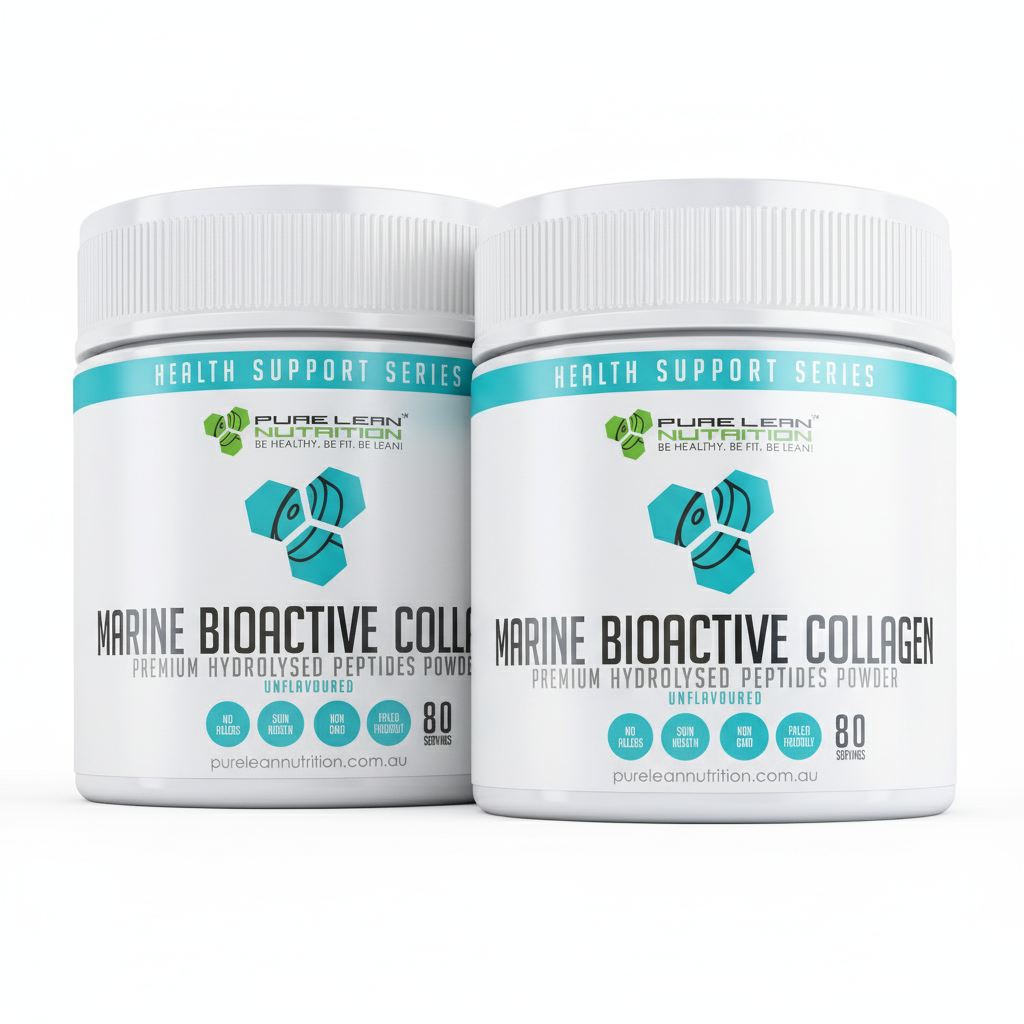 160 Servings Marine Collagen Bioactive Peptides Powder Beauty Glow for Skin Nails - Image 2