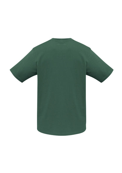Plain T-Shirt 100% COTTON Basic Blank Tee Mens Ladies Casual BULK Adults - Bottle Green - M - Image 3
