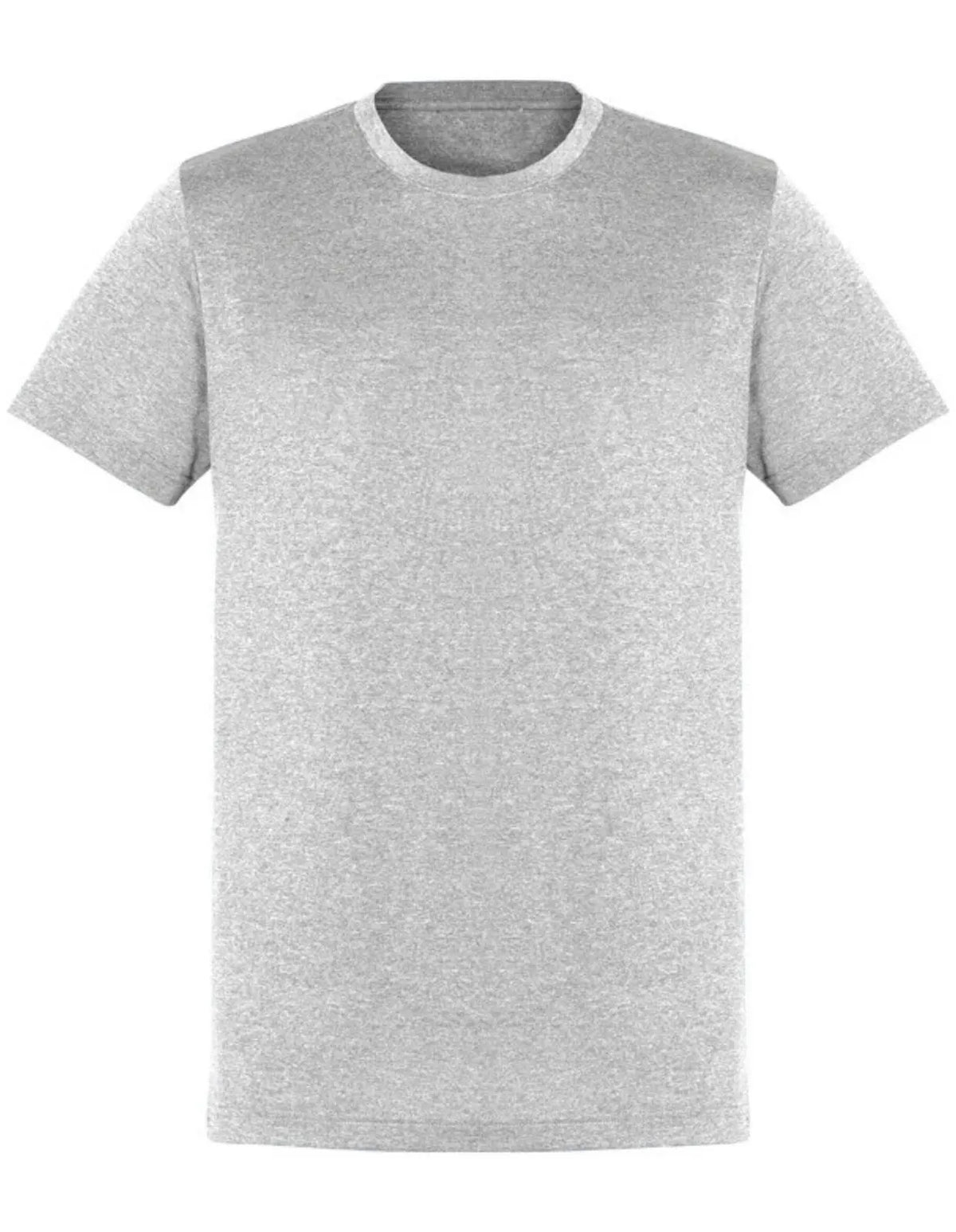 Mens Plain 100% Cotton T-Shirt Basic Blank Casual Short Sleeve Tee Top in Grey Marle