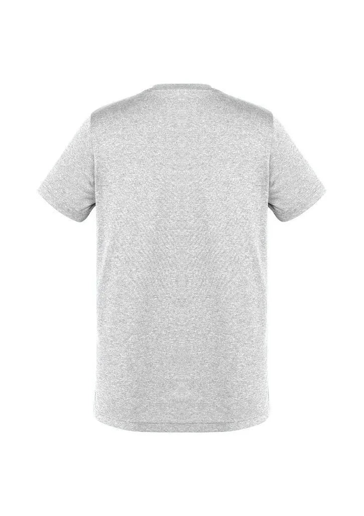 Mens Plain 100% Cotton T-Shirt Basic Blank Casual Short Sleeve Tee Top in Grey Marle - Image 7
