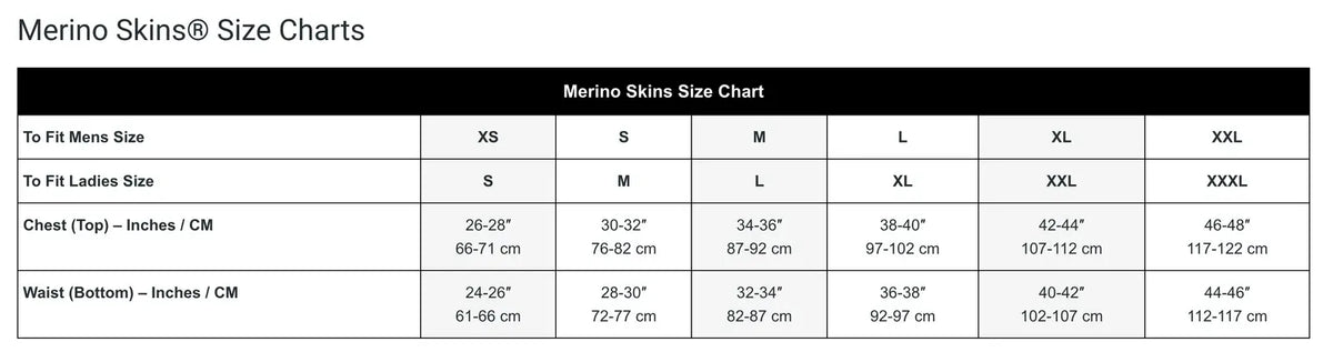 Merino Skins Mens Classic Crew Neck Long Sleeve Top T-Shirt Baselayer - Black - Image 3