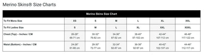 Merino Skins Mens Classic Crew Neck Long Sleeve Top T-Shirt Baselayer - Black - Image 3