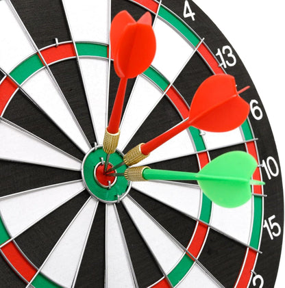 12" Dartboard Dart Board with Steel Darts Professional Competition Party Game - Image 8
