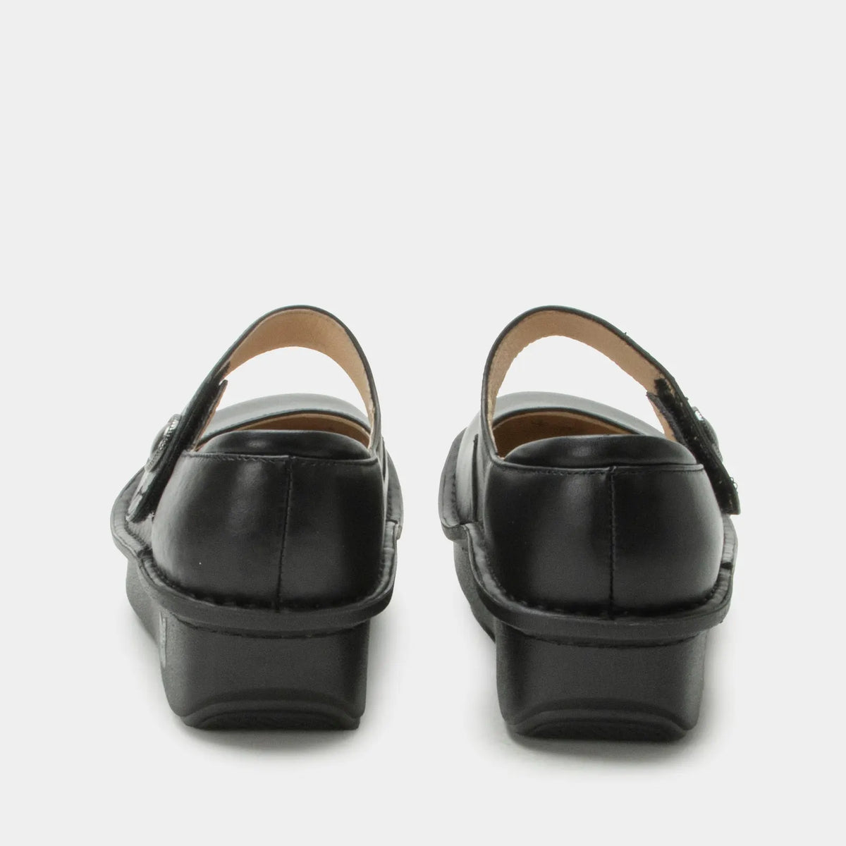 ALEGRIA Paloma Nursing Shoes Slip On Womens Work Working Hospitality - Black Nappa - Image 7